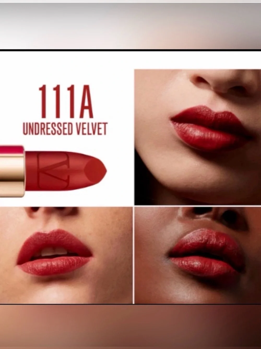 Valentino Matte Lipstick — Matte 111A undressed velvet